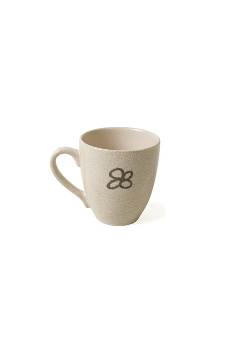 Hermia Set de Desayuno de 3 Piezas en Cerámica Crema y Negro